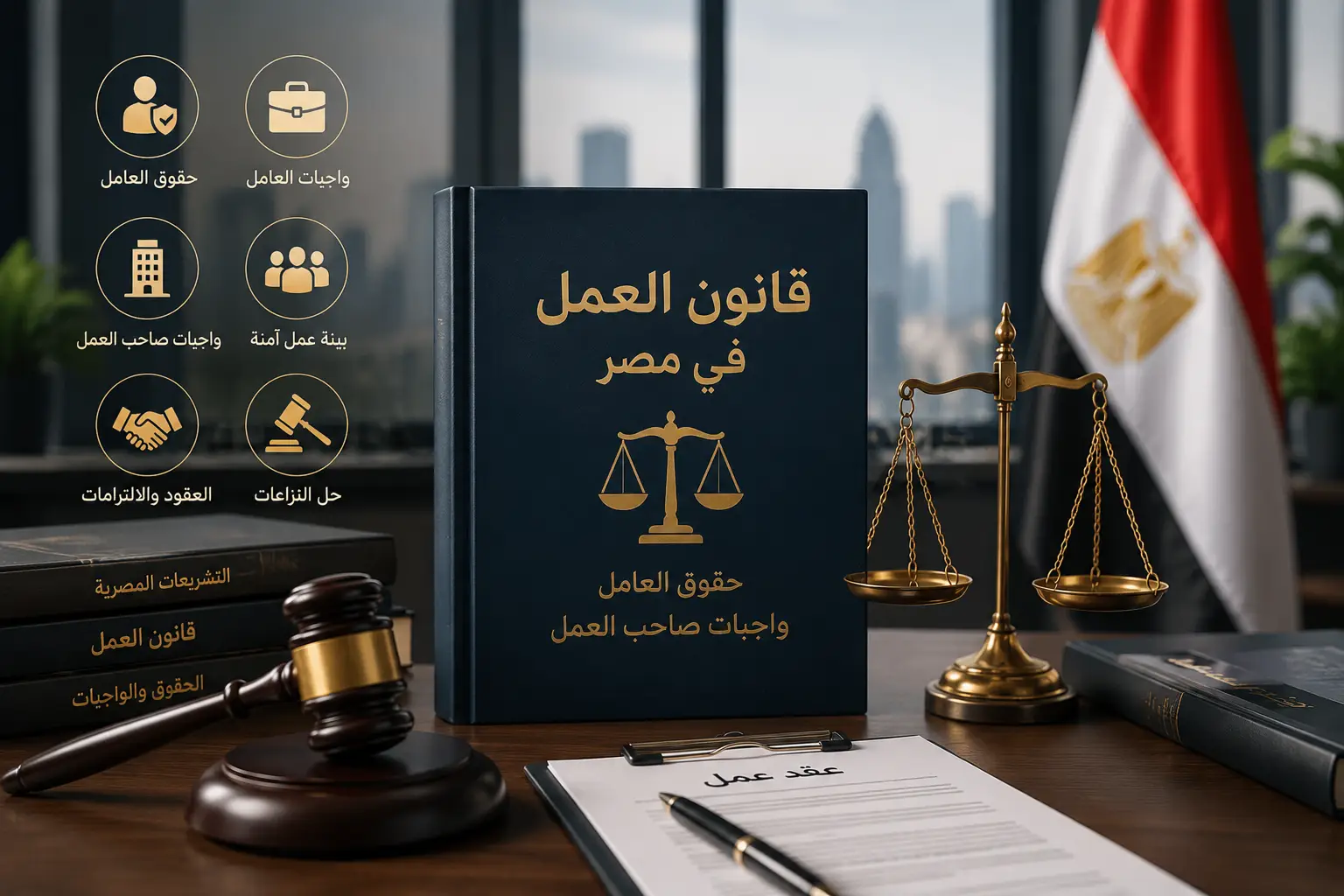 قانون العمل في مصر: أهم حقوق وواجبات العامل وصاحب العمل