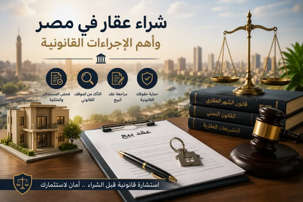 شراء عقار في مصر: أهم الإجراءات القانونية التي يجب مراجعتها قبل التعاقد